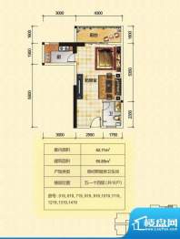 金泰龙步行街商厦5-面积:55.85平米