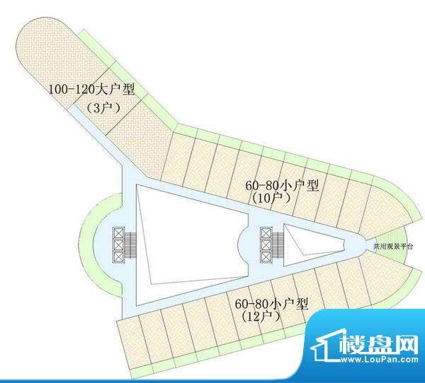 东方龙湾D-02户型分面积:0.00平米