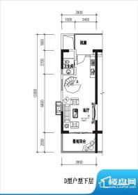 一品国际D户型（下层面积:0.00平米