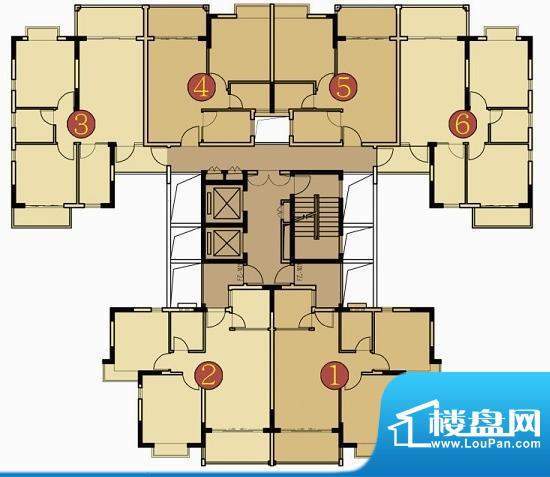 观澜雅苑户型示意图面积:0.00平米