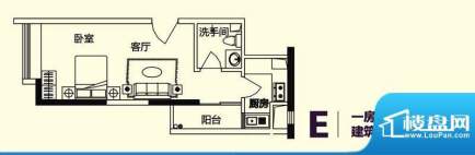 义方家园商务公寓标面积:41.10平米