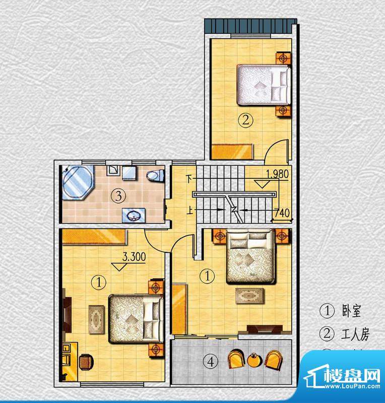 海口王府花园户型图-海口楼盘网