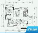 桃源居C户型 3室2厅面积:106.65平米