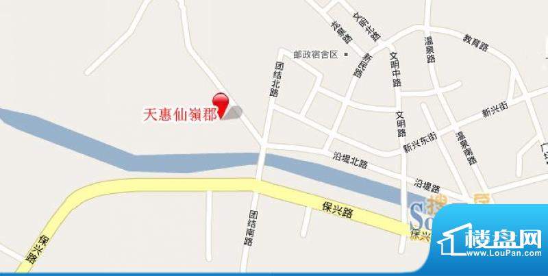 天惠仙嶺郡交通图