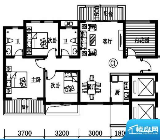 郁金香郡实景图