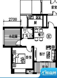 郁金香郡项目4#楼B2面积:65.21平米