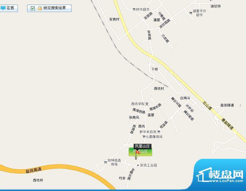 凤凰山庄项目交通图