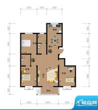 颐鑫居户型C 3室2厅面积:122.61平米