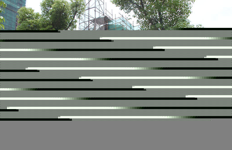 雅戈尔太阳城二期工地现场实景图2011.0