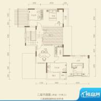 田德海泉湾别墅B户型面积:338.69平米