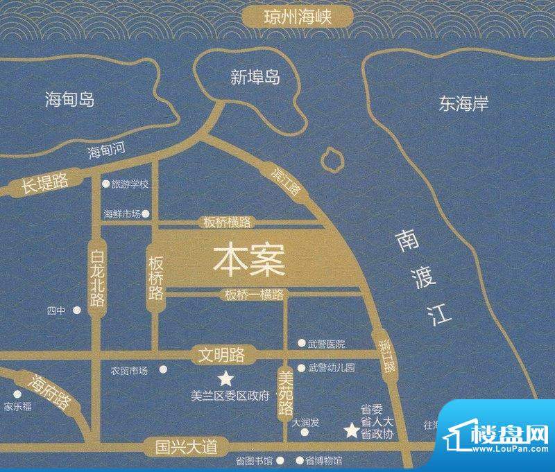 蓝水湾交通图