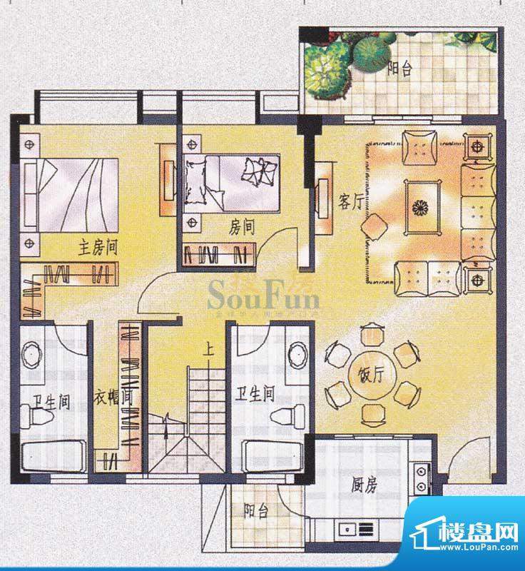 石滩第一城三期10栋面积:140.30平米