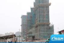 景新豪庭A1~A8栋施工背立面 已建到8层（