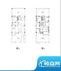 天然居一号联排T1户面积:141.83平米