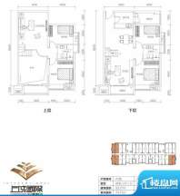 敏捷·上城国际A户型面积:92.00平米