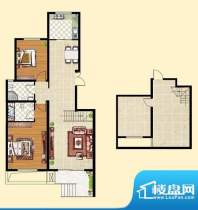 海阳凤凰城D2户型图面积:161.00平米