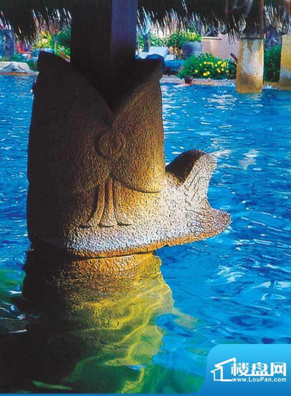 山水兰庭泳池雕饰实景图（20100901）