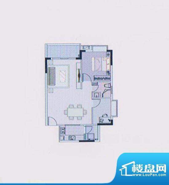 东凌广场B1栋04户型面积:94.00平米