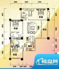 夏威夷海岸公寓户型面积:162.00平米