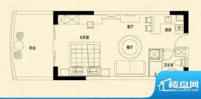 盛世双帆3-04户型图面积:52.71平米