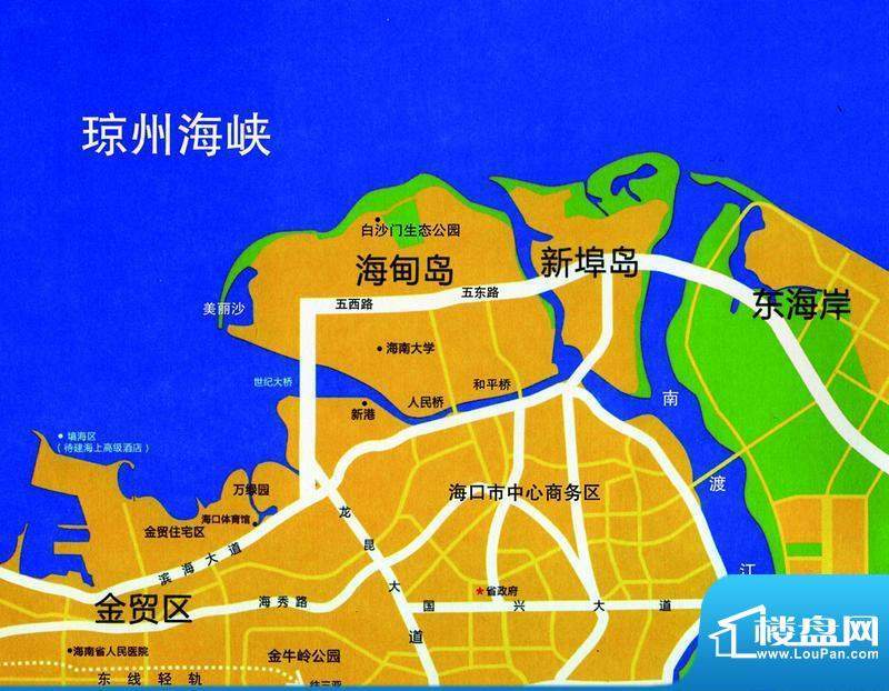 华凯江海庭交通图
