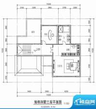 隆苑庄园独栋别墅三面积:98.96平米