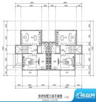 隆苑庄园双拼别墅三面积:73.06平米