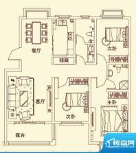 盛龙国际普通花园洋面积:116.53平米