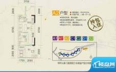 方圆明月山溪A2户型面积:0.00平米