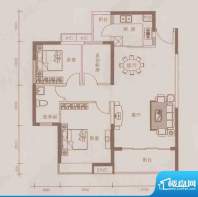 罗马家园拜庭ⅡA3栋面积:92.00平米