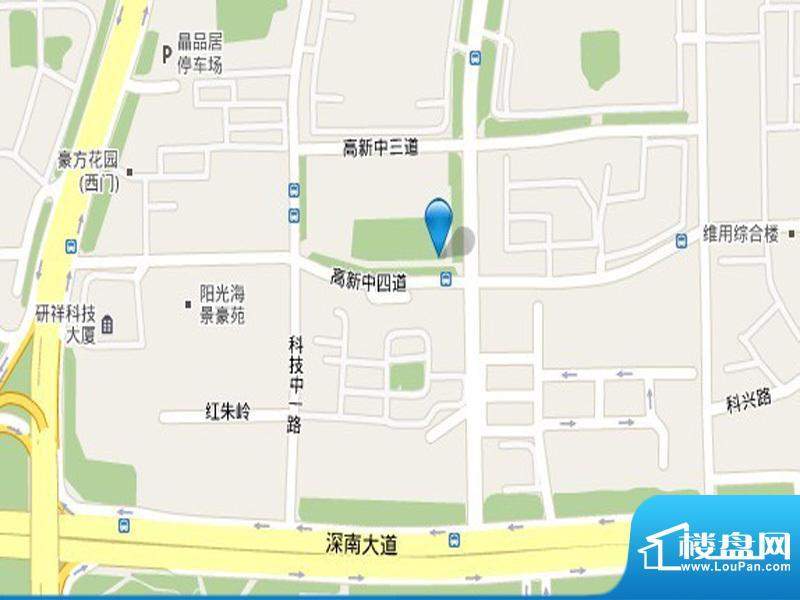 高新富悦公寓项目交通图