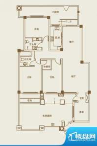 御景观城11#B户型 3面积:160.18平米