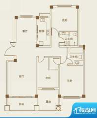 御景观城11#E户型 3面积:146.74平米