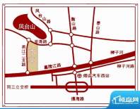 天颐郦城交通图