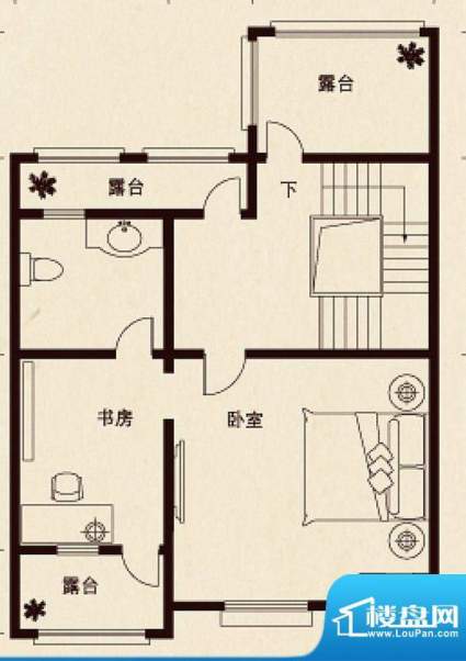 原石滩dy户型三层 7面积:498.56平米