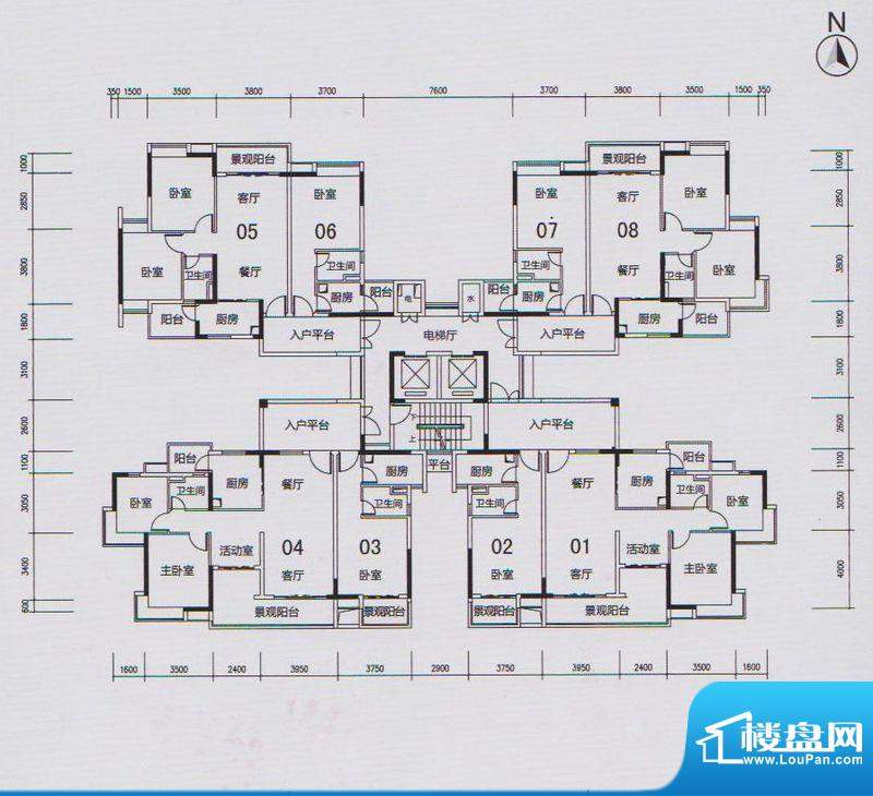 科城山庄平面图图片