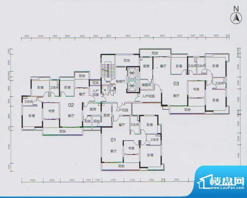 广州科城山庄户型图-广州楼盘网