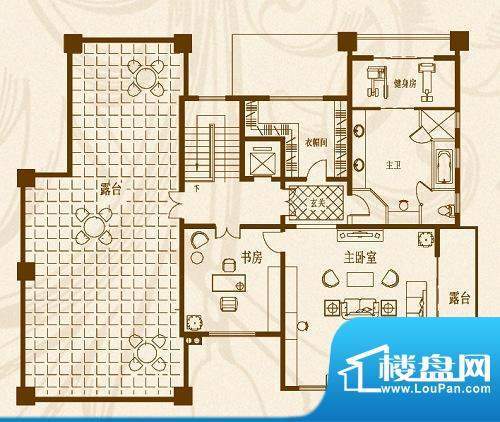 马山寨海景豪庭别墅面积:156.00平米