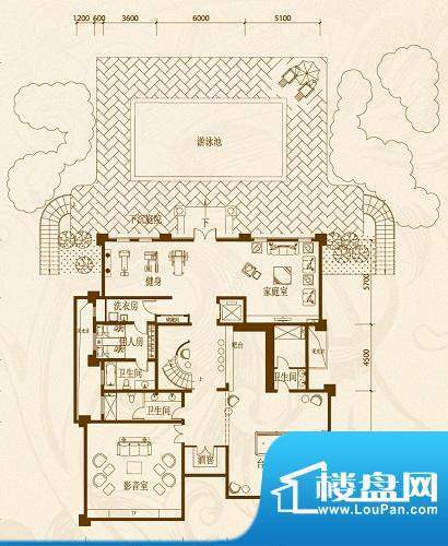 马山寨海景豪庭别墅面积:277.81平米