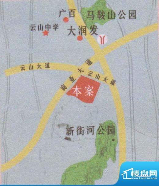 滨湖壹号交通图