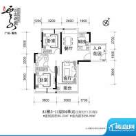 番禺云山诗意A1栋3-面积:85.00平米