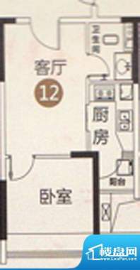 御江南7座公寓12单位面积:41.00平米