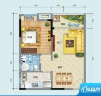 南沙境界·藏峰D1 1面积:58.00平米