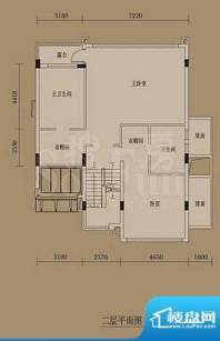 玖珑湖A户型二层4面积:466.00平米