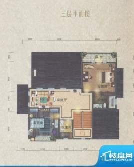 南沙奥园P35户型别墅面积:118.00平米