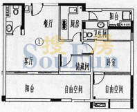 骏御华庭A栋（12-15面积:120.00平米