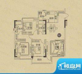 现代城·假日花园7号面积:118.29平米