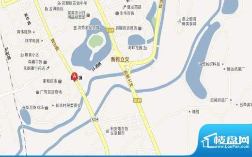 狮峰公馆交通图