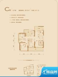 睿智华庭逸庭C栋D户面积:127.00平米