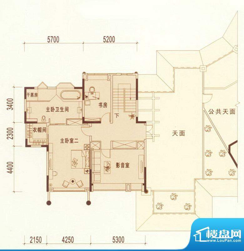 东湖洲花园5、7座03面积:122.00平米